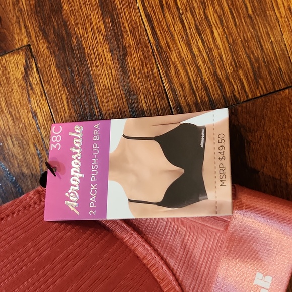 Orange Ribbed Bra - Picture 5 of 9